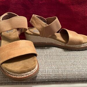 Bobs from Sketchers Women's Tan Espadrille Sandals